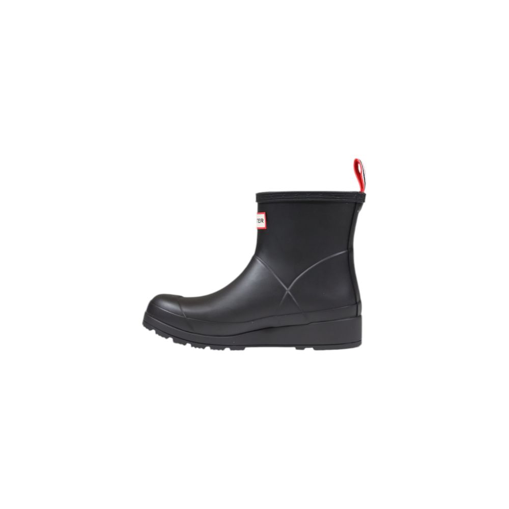 Hunter Black Recycled Ankle Boots