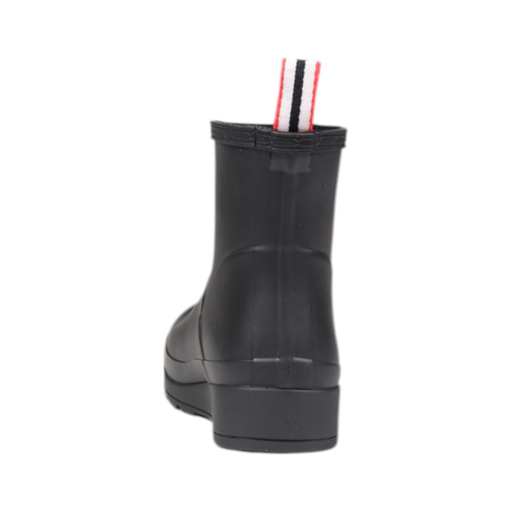 Hunter Black Recycled Ankle Boots
