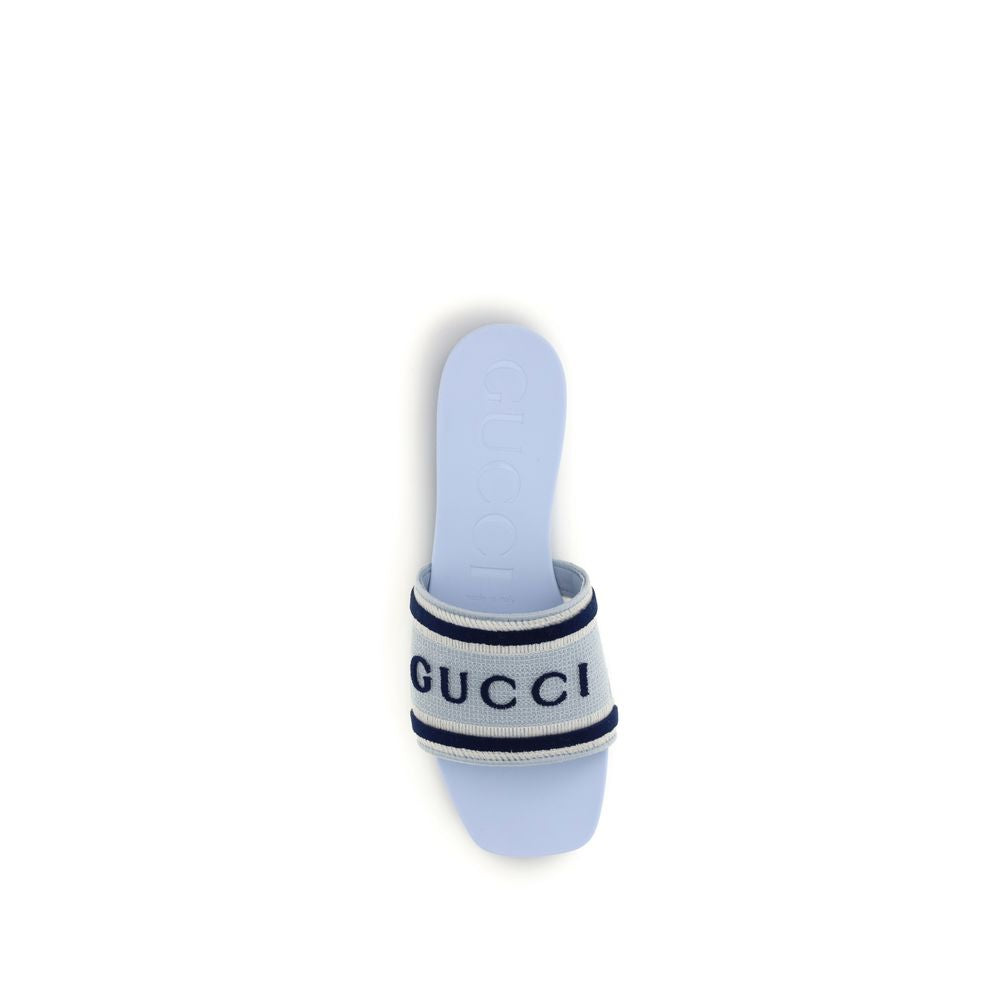 Gucci Blue Cotton Sandals - PreLoved & Luxe