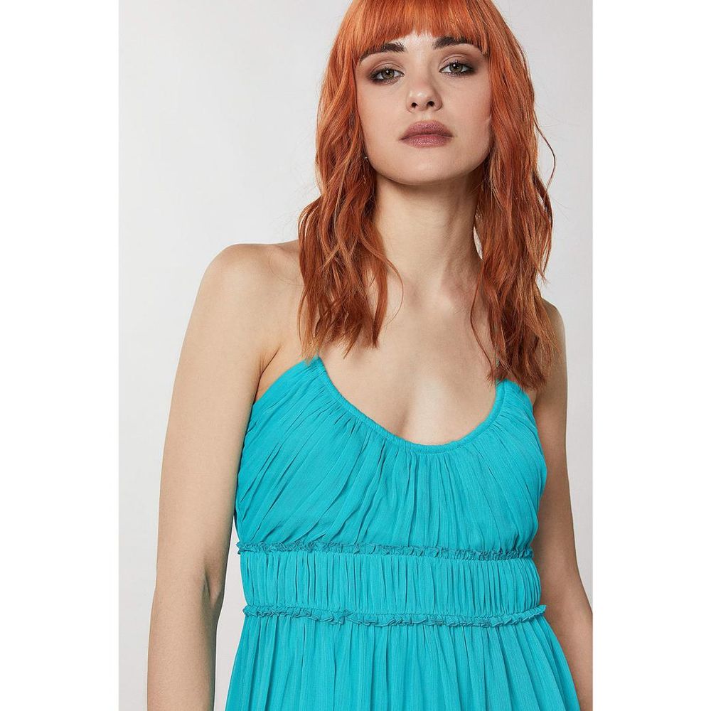 Patrizia Pepe Turquoise Casual Dress