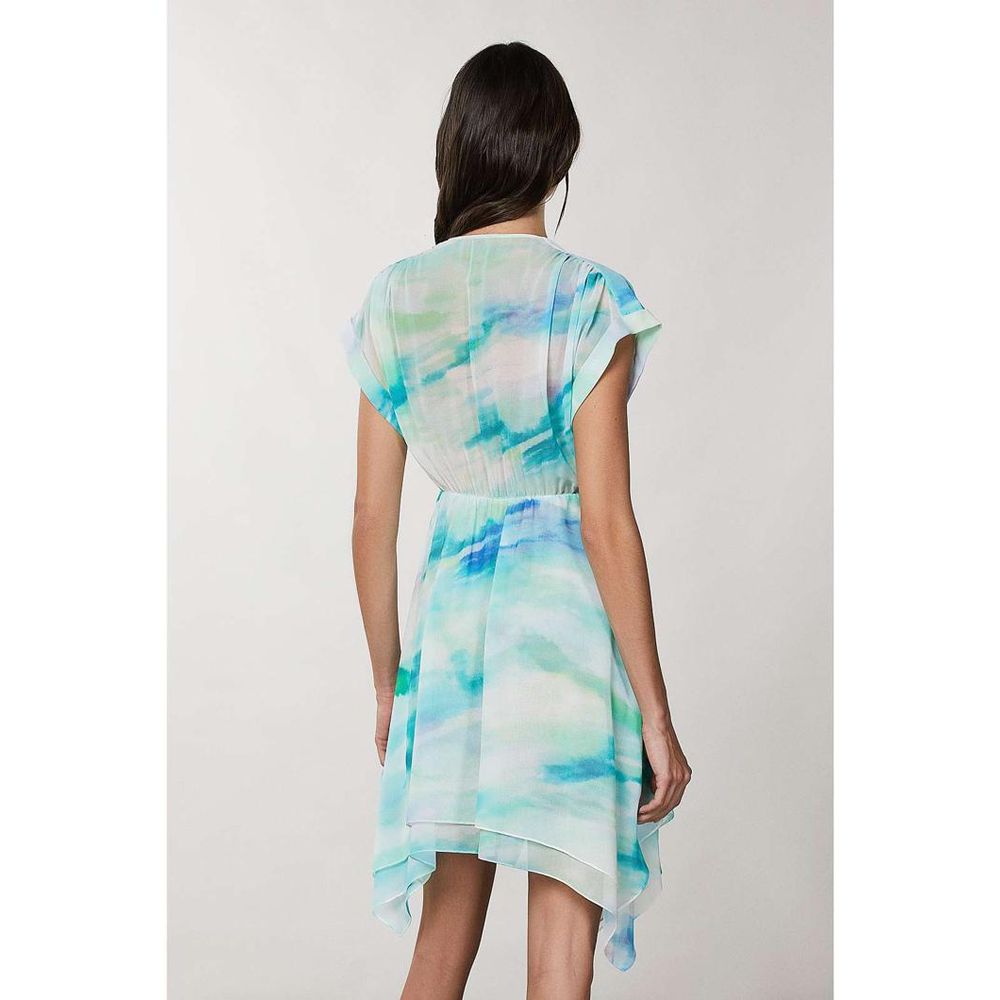 Patrizia Pepe Turquoise Casual Dress