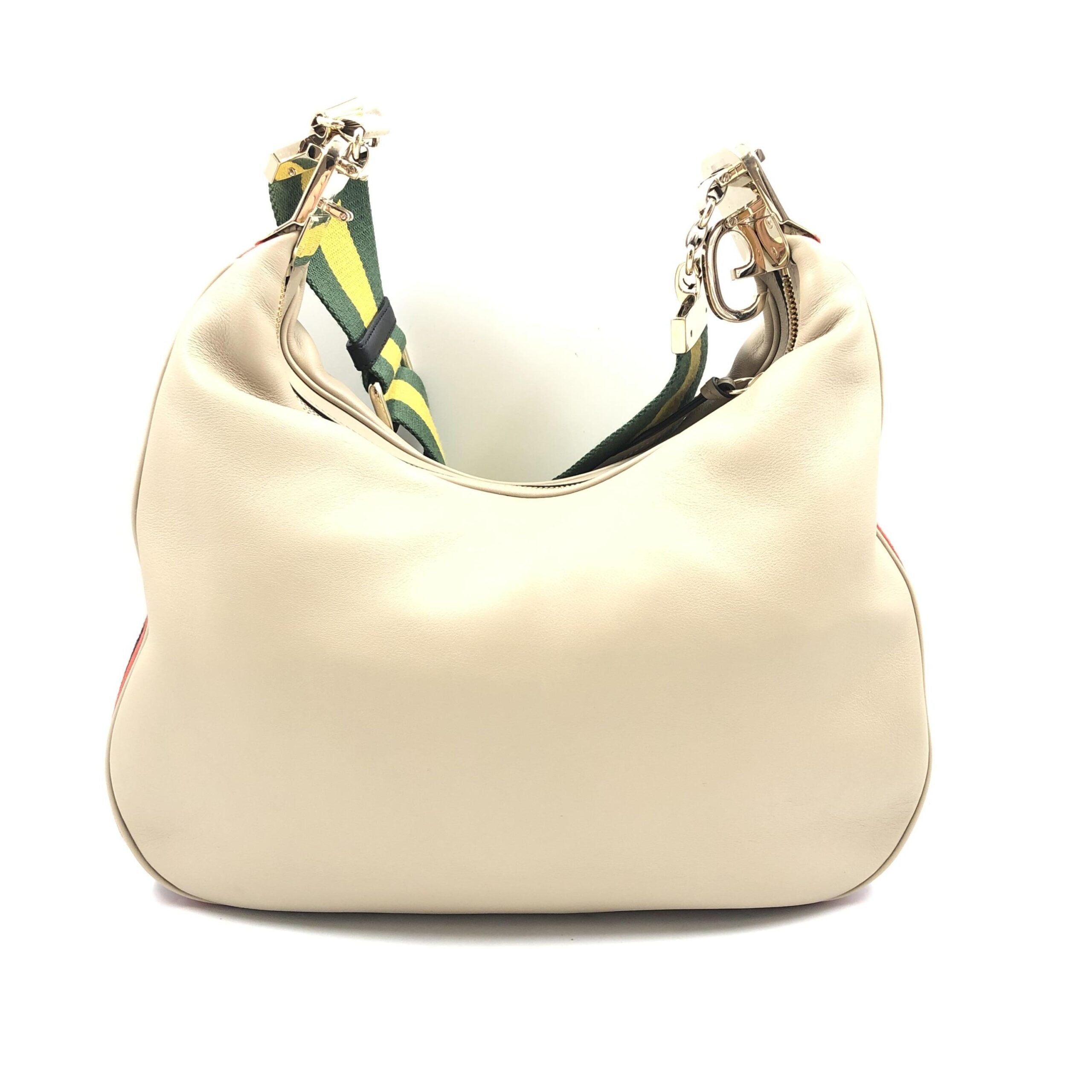 Gucci Aria Large Attache Shoulder Bag Beige - PreLoved & Luxe
