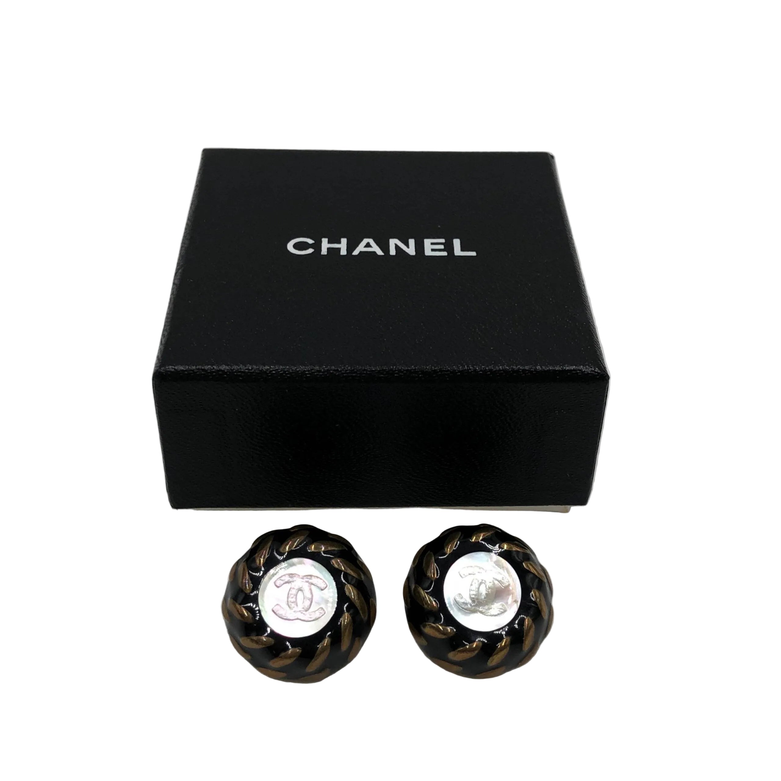 Chanel CC Button Clip-On Earrings - PreLoved & Luxe