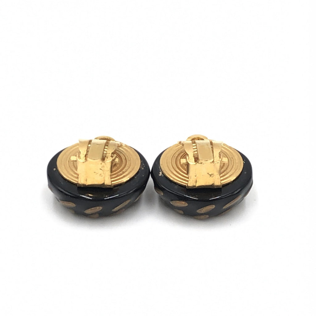 Chanel CC Button Clip-On Earrings - PreLoved & Luxe