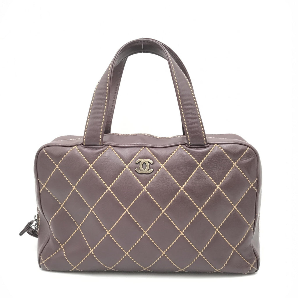 Chanel Wild Stitch Handbag Mini Boston Red - PreLoved & Luxe