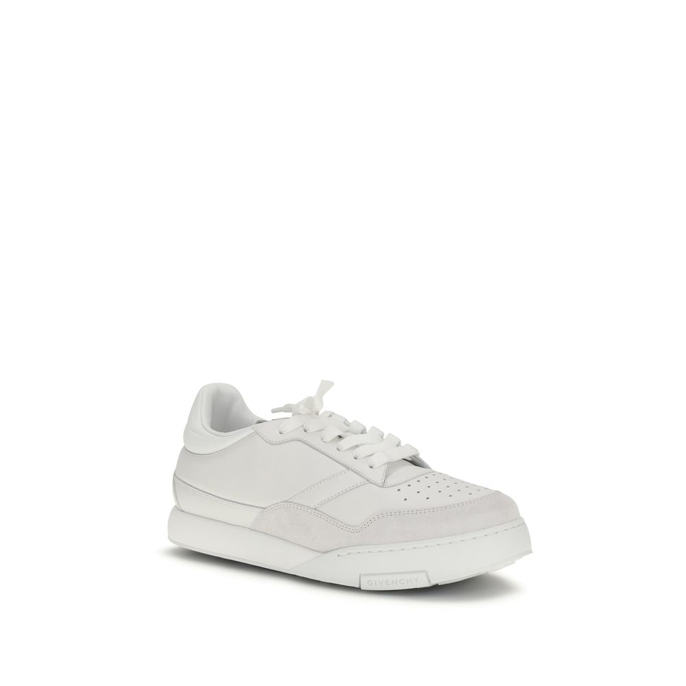 Givenchy White Leather Low Top Sneakers