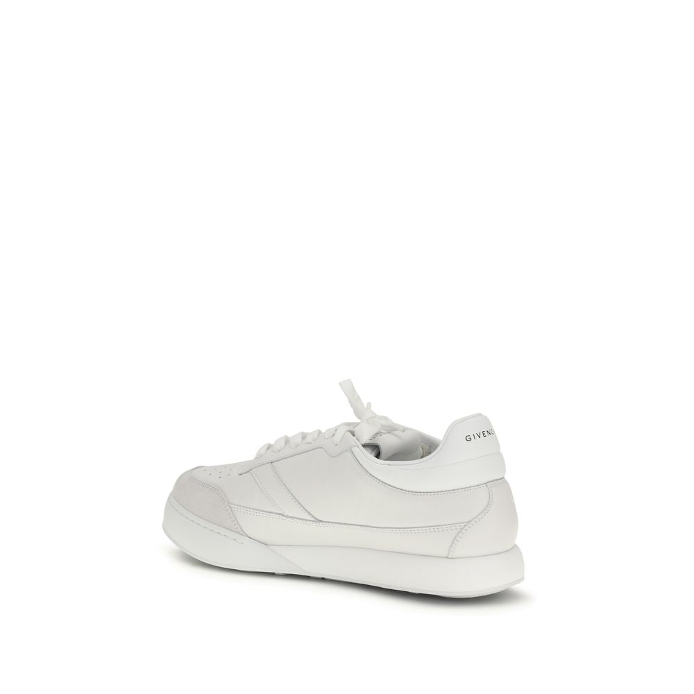 Givenchy White Leather Low Top Sneakers