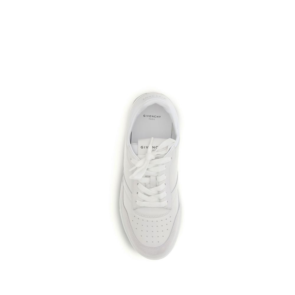 Givenchy White Leather Low Top Sneakers