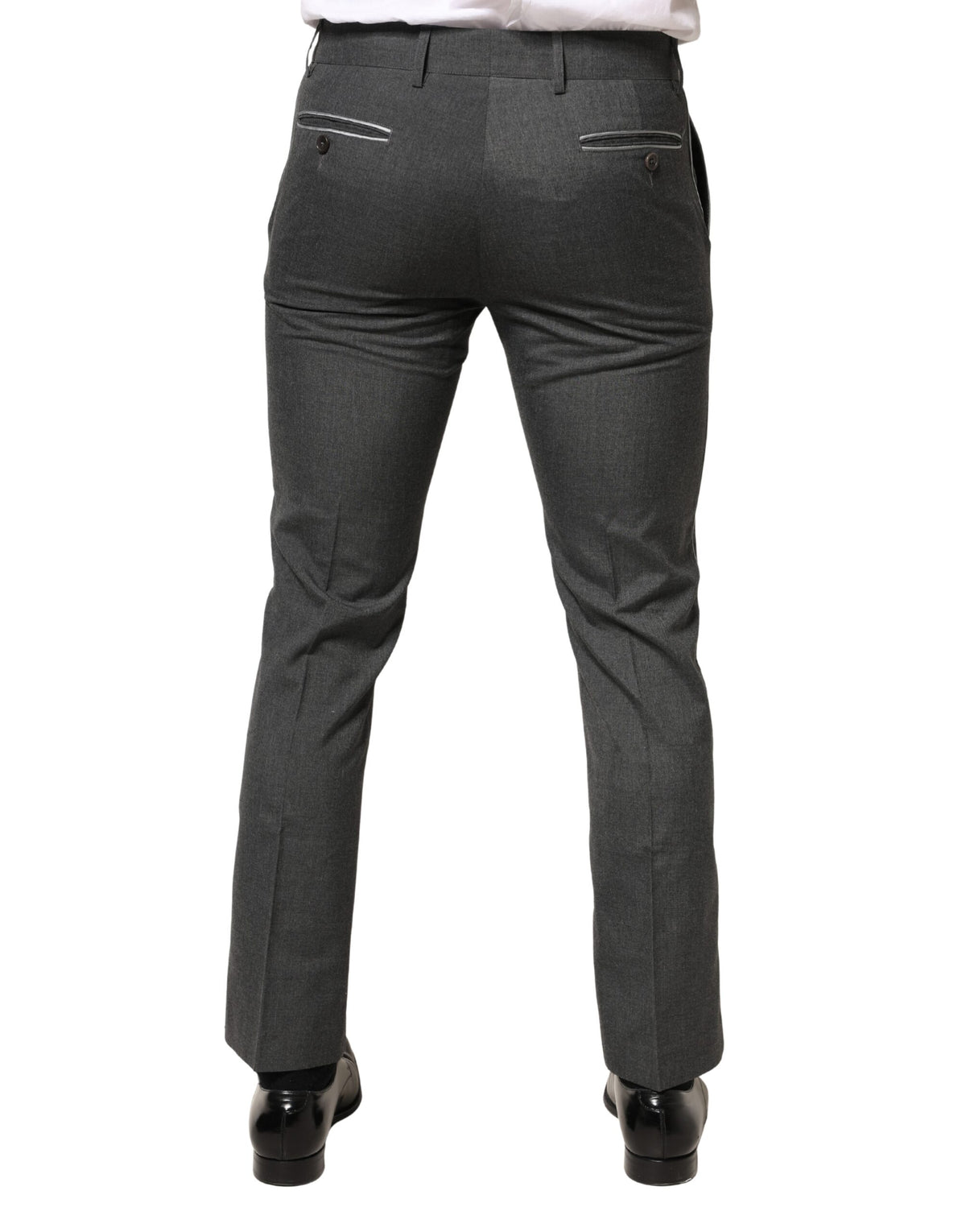 Daniele Alessandrini Gray Formal Dress Trouser Pants