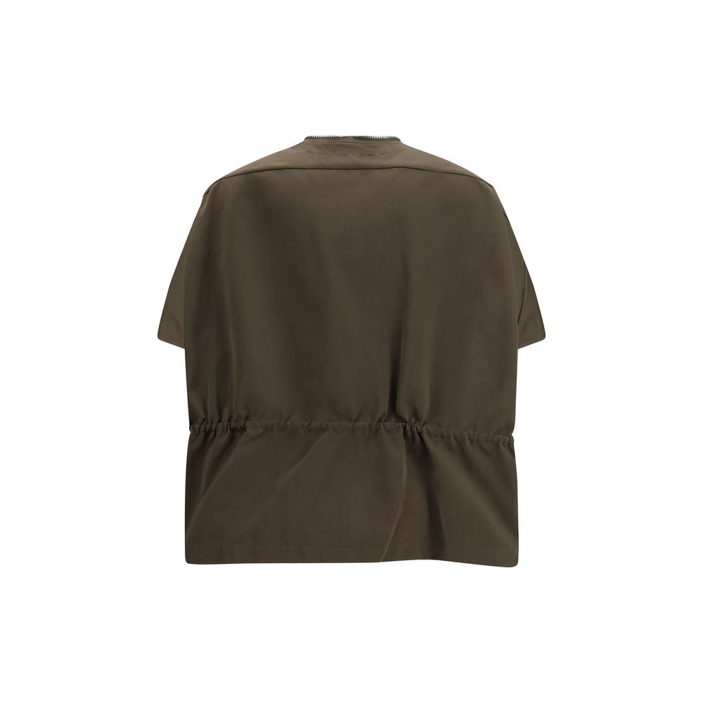 Rick Owens Brown Shell Jacket