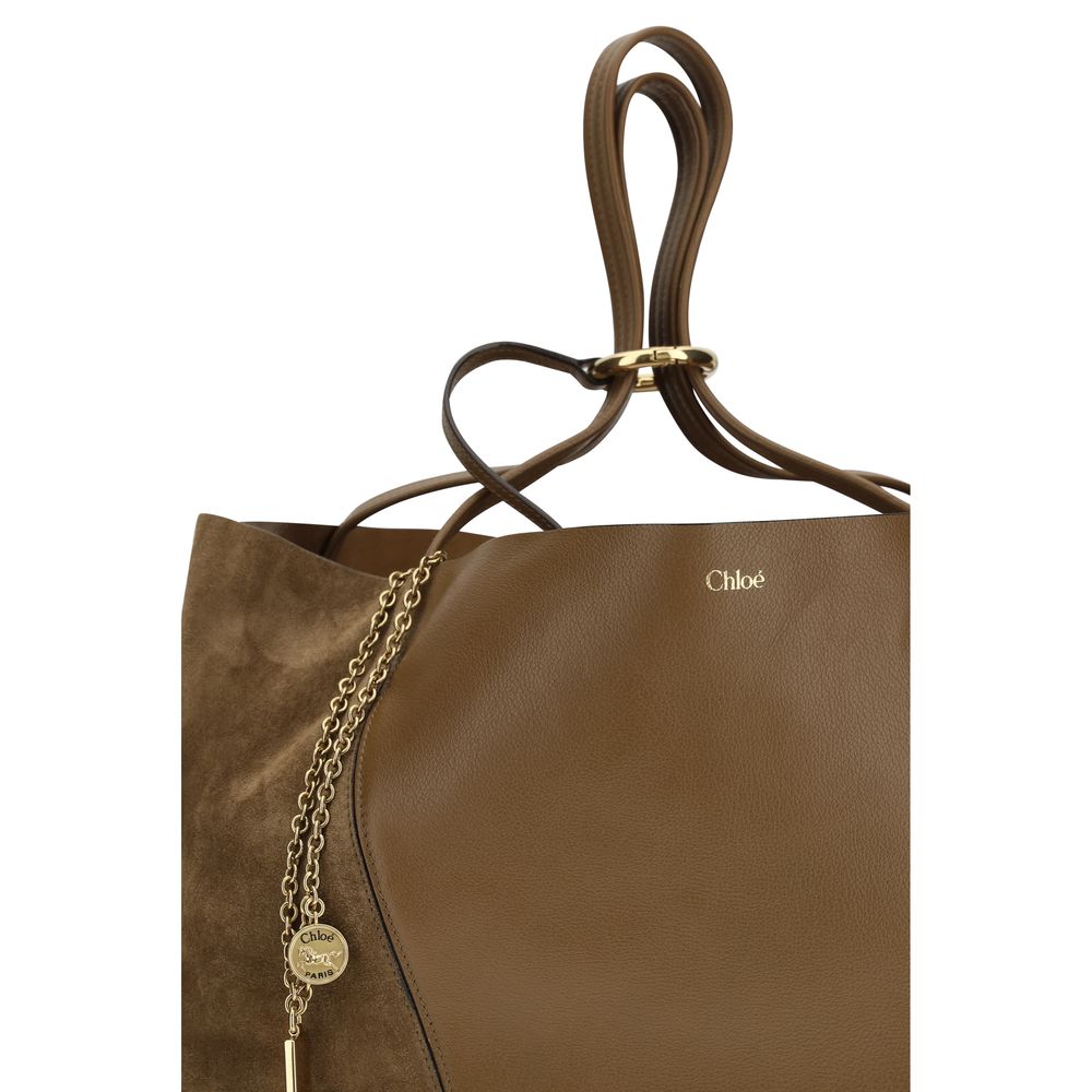 Chloé Brown Leather Shoulder Bag