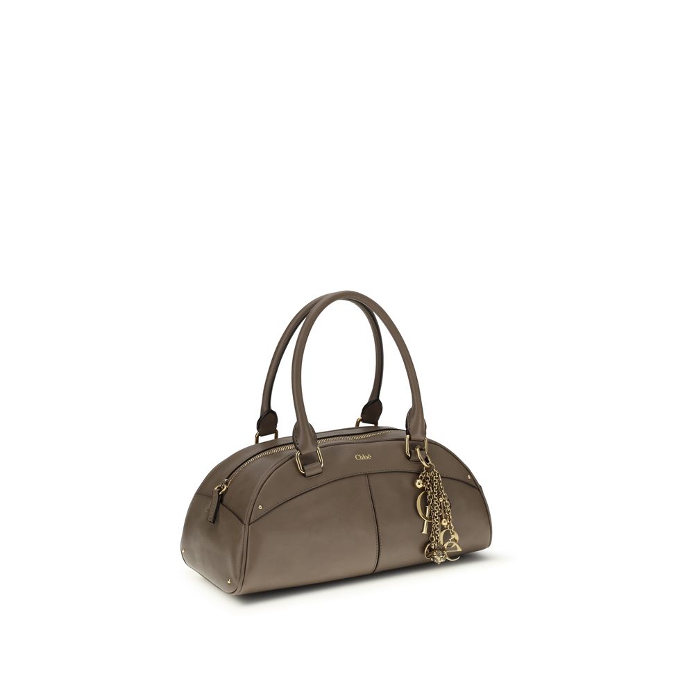 Chloé Gray Leather Handbag