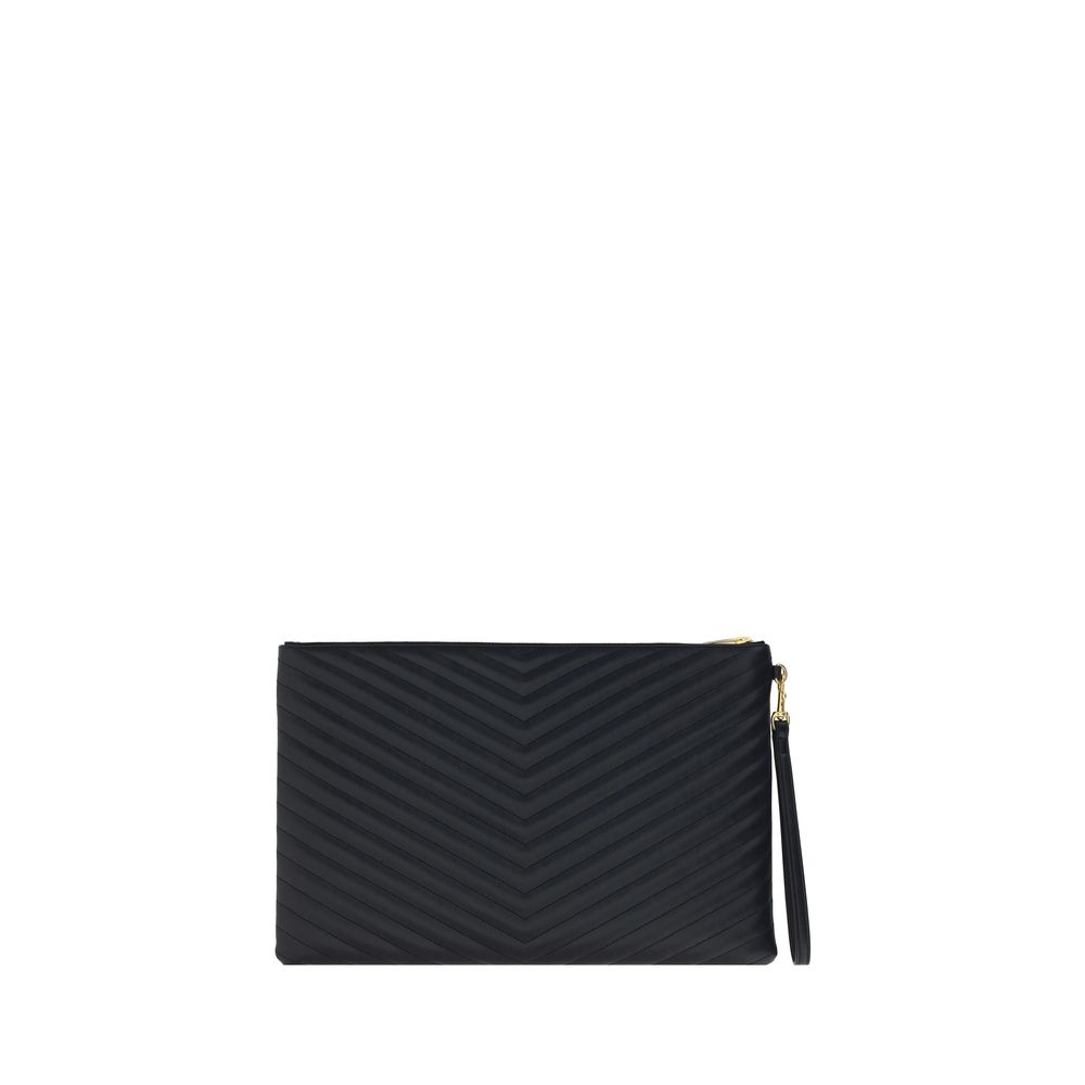 Saint Laurent Black Leather Accessories