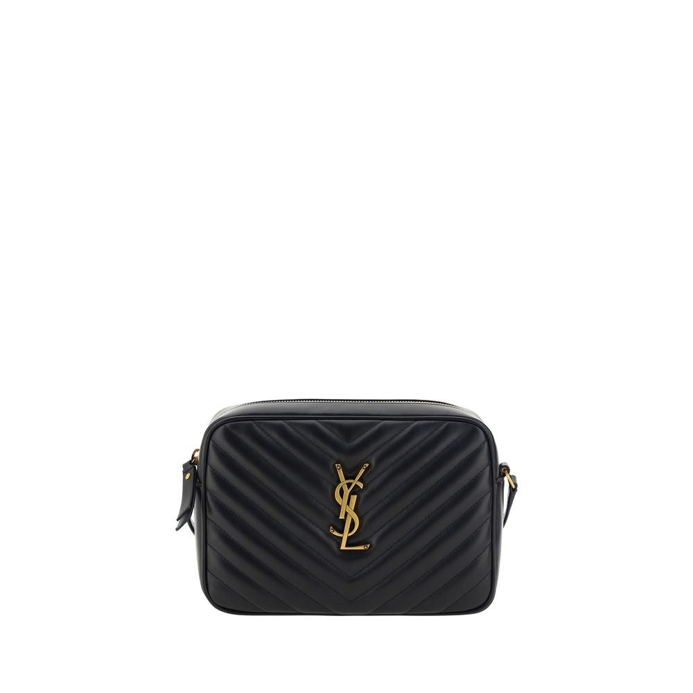 Saint Laurent Black Leather Shoulder Bag