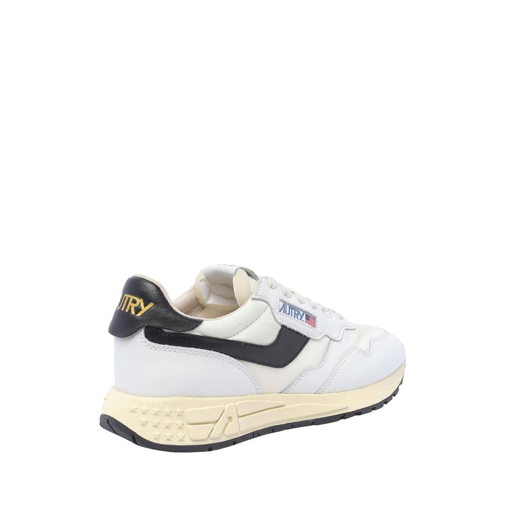 Autry White Leather Low Top Sneakers