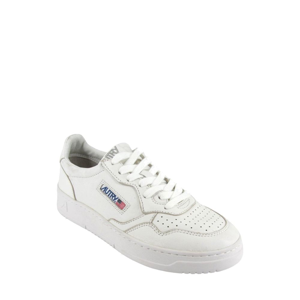 Autry White Leather Sneakers