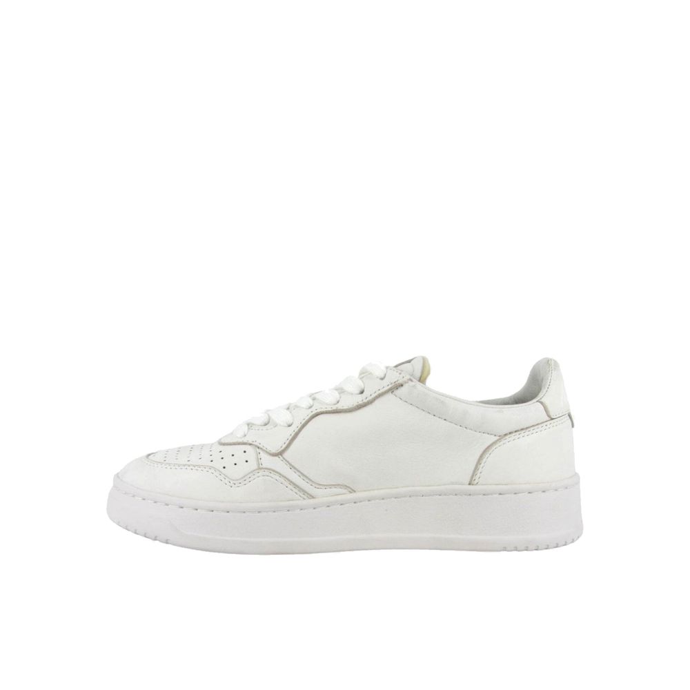 Autry White Leather Sneakers