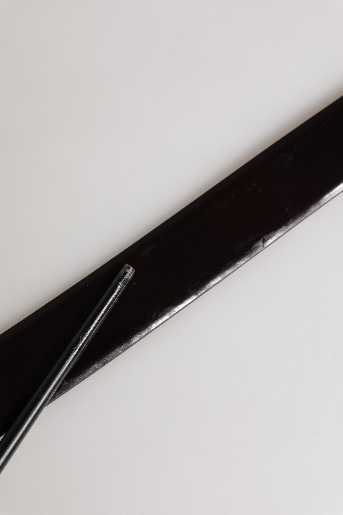 Pre-Owned Dolce & Gabbana Black Double Strap Leather Silver Buckle Belt Men's - Very Good