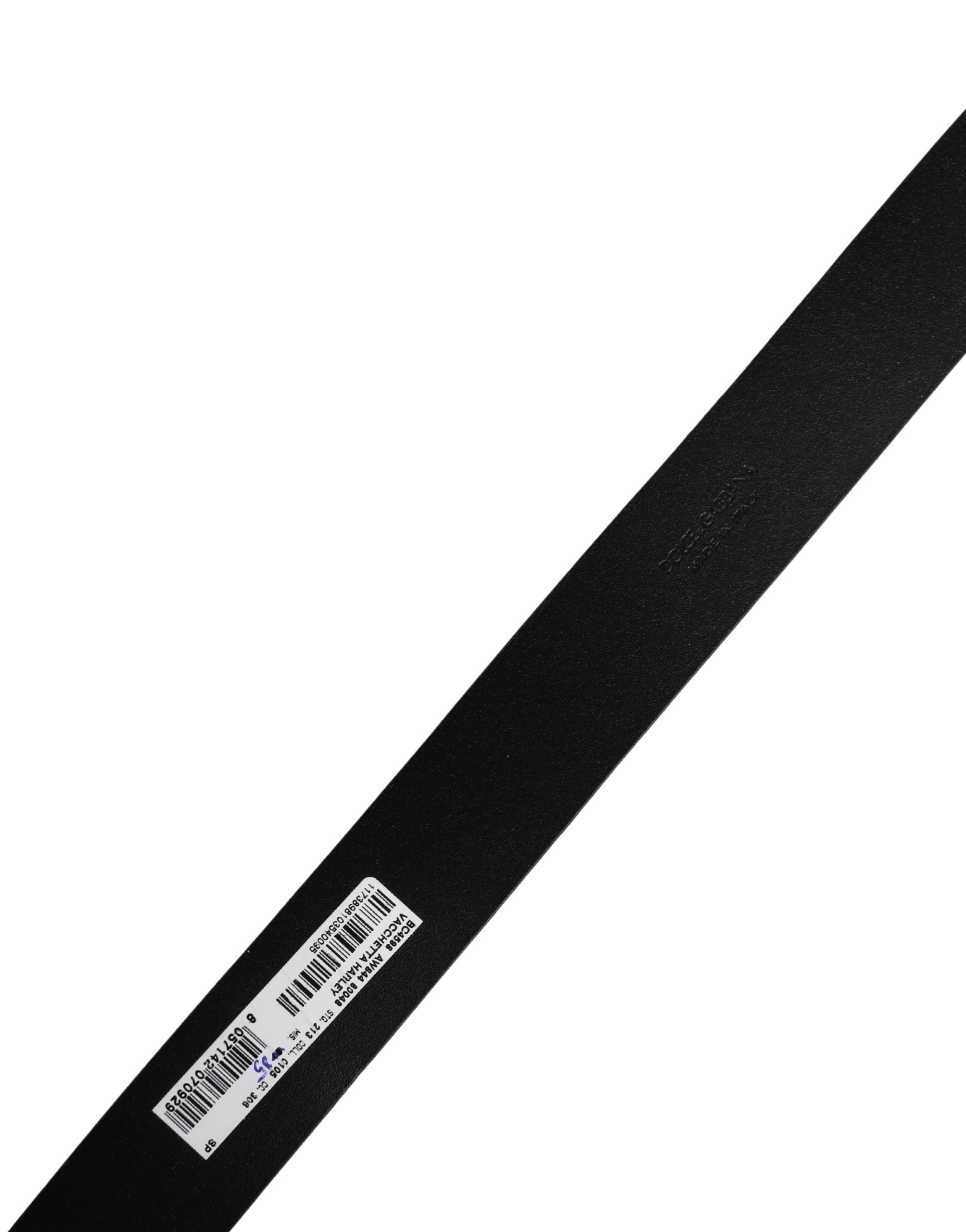 Pre-Owned Dolce & Gabbana Men Brown Classic Leather Metal Buckle Belt
