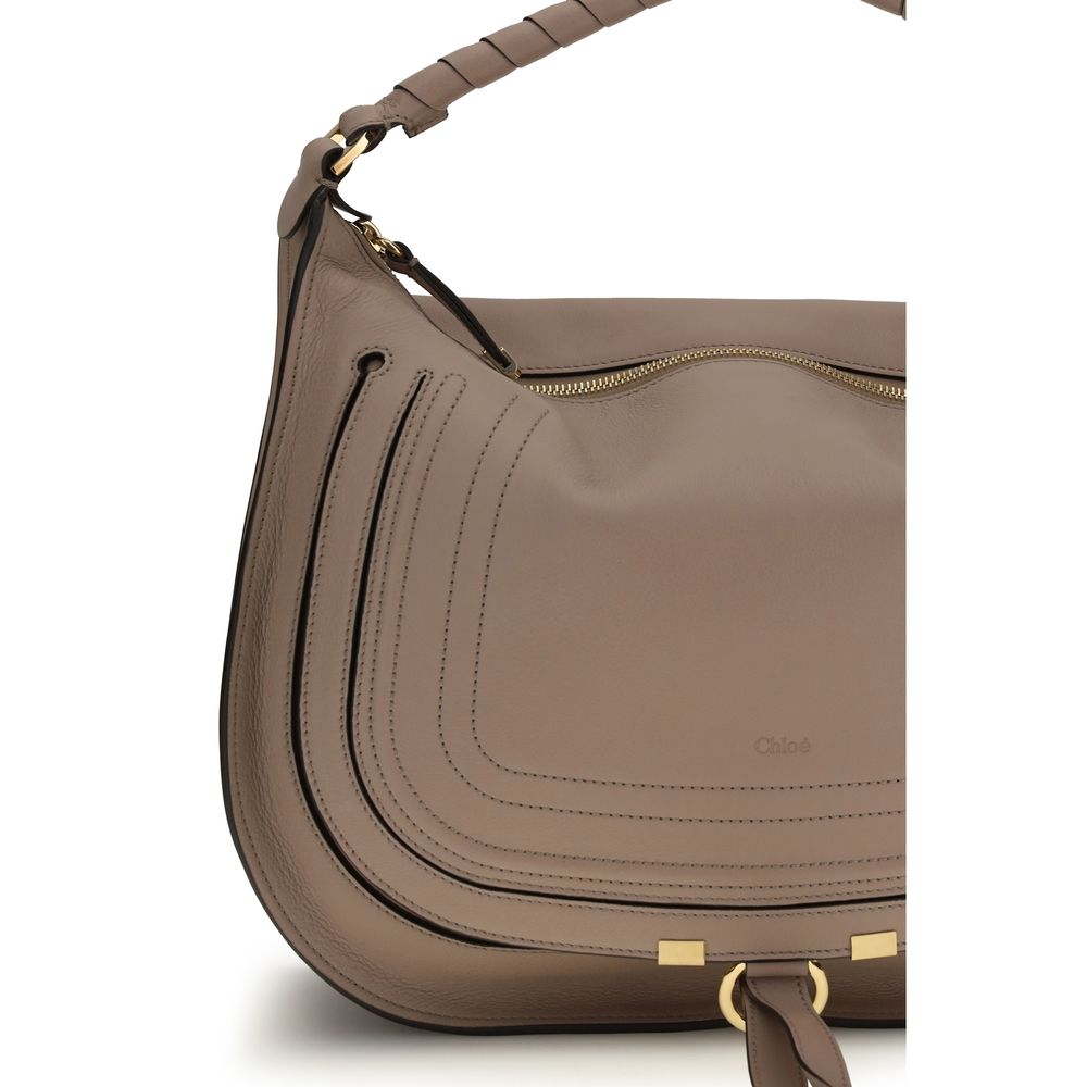 Chloé Beige Leather Shoulder Bag