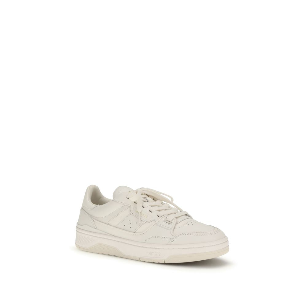 Axel Arigato Gray Leather Low Top Sneakers