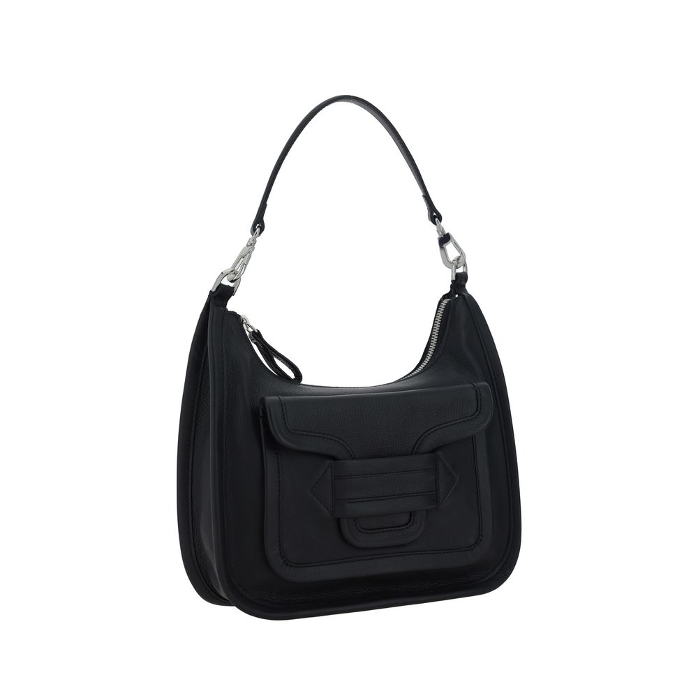 Pierre Hardy Black Leather Shoulder Bag