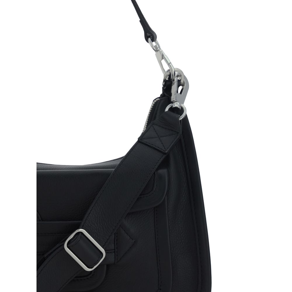 Pierre Hardy Black Leather Shoulder Bag