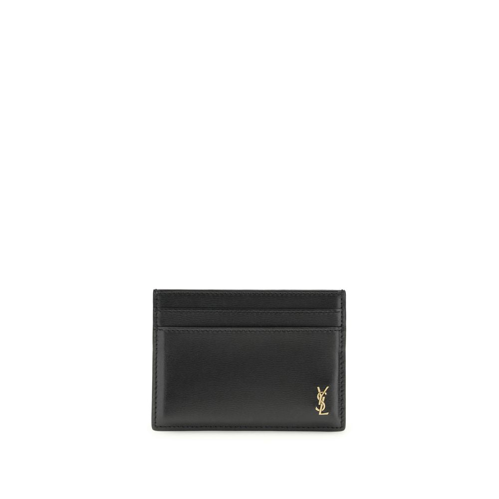 Saint Laurent Black Leather Wallet