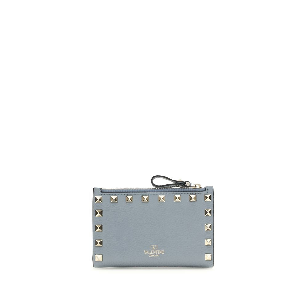 Valentino Garavani Blue Leather Wallet