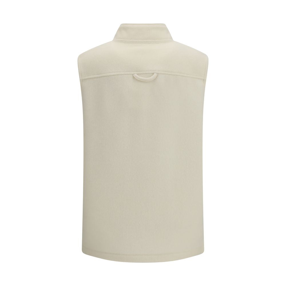RIER Beige Wool Sleeveless Jacket