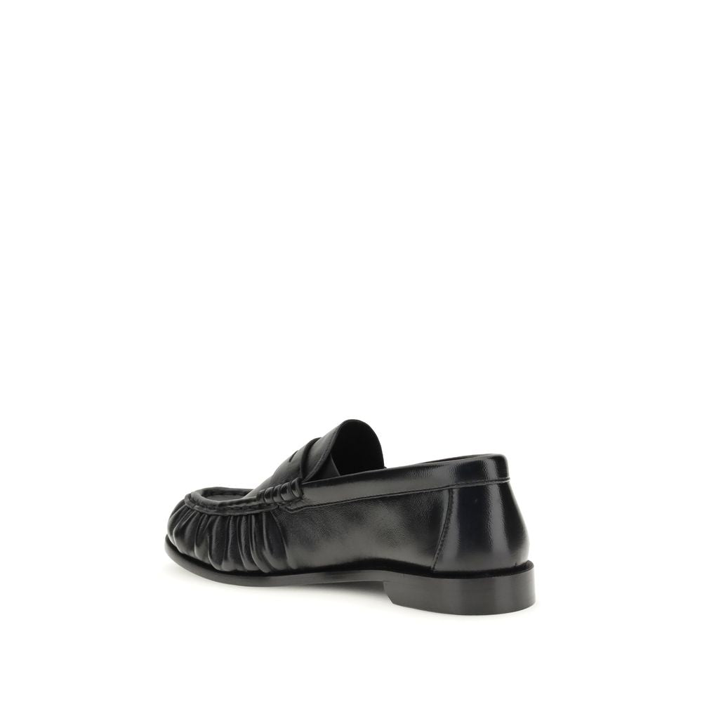 Saint Laurent Black Aries Aries Slip-On Loafers