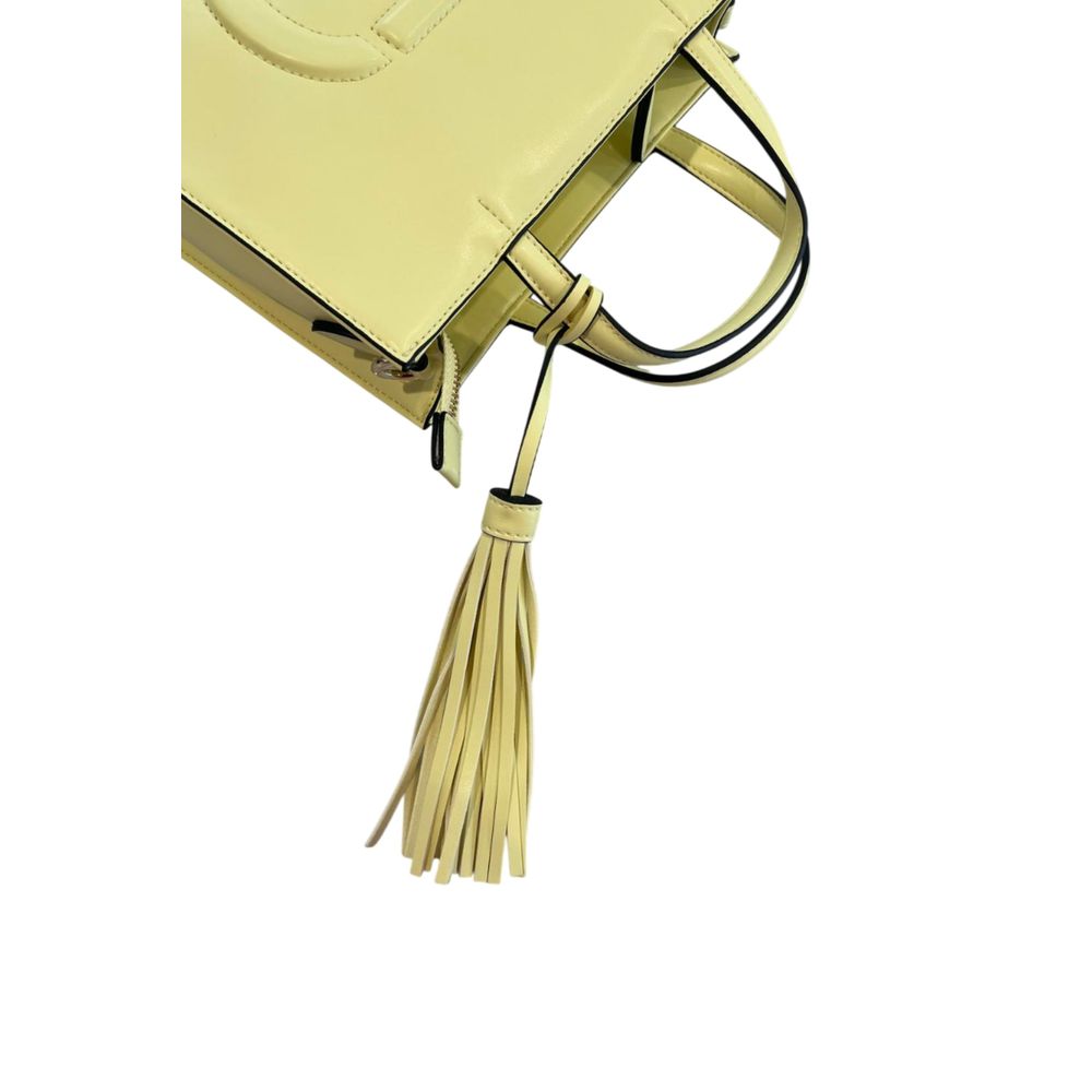 Twinset Yellow PU Women Handbag