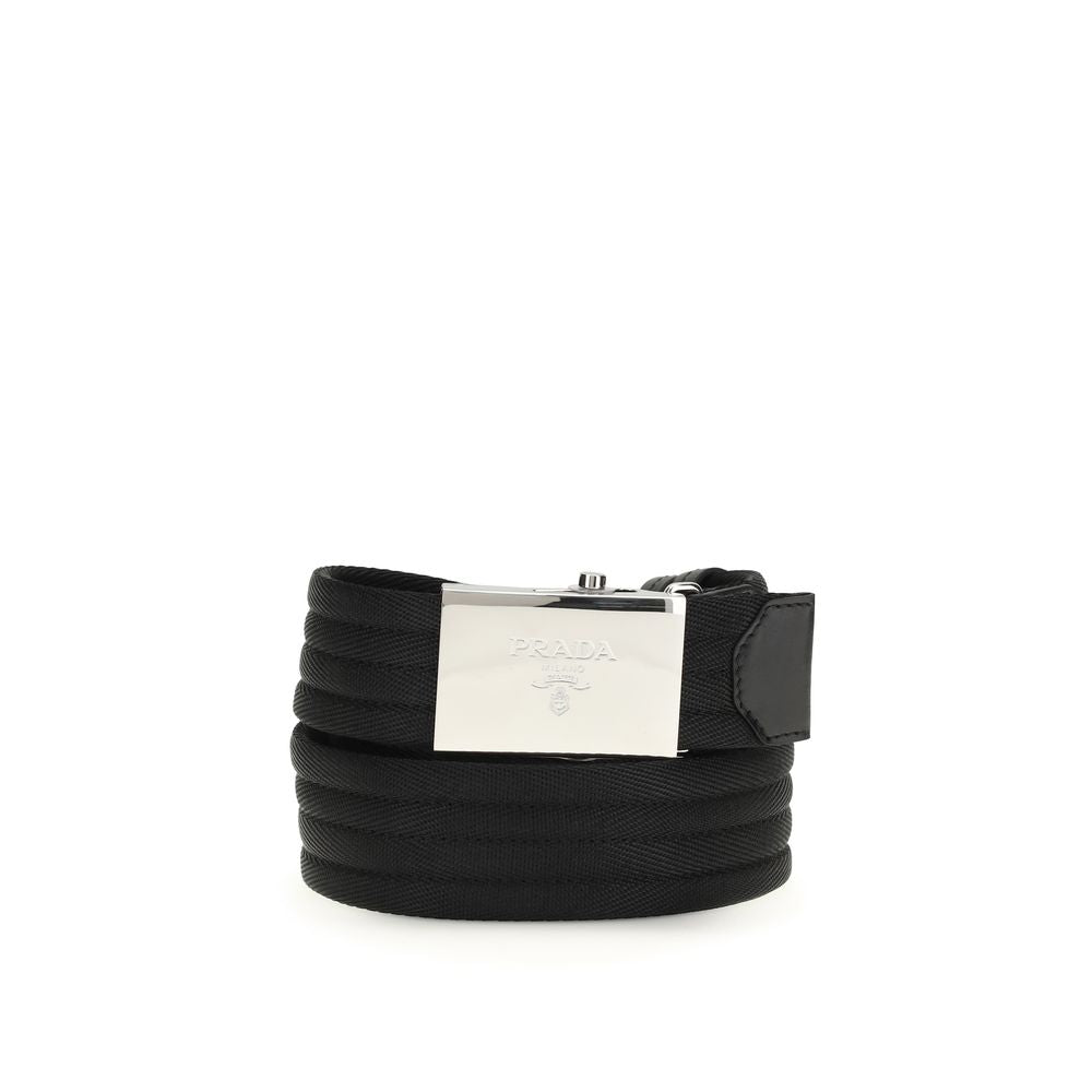 Prada Black Thin Belt