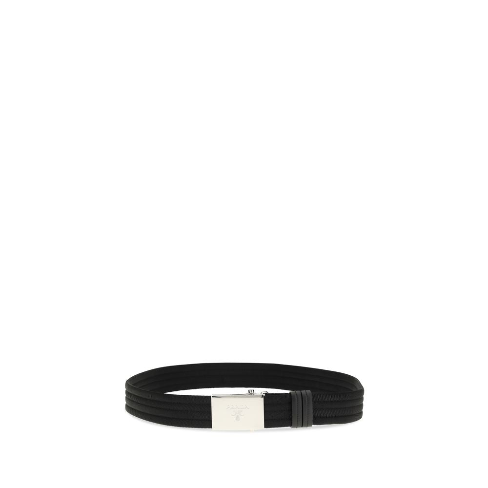 Prada Black Thin Belt