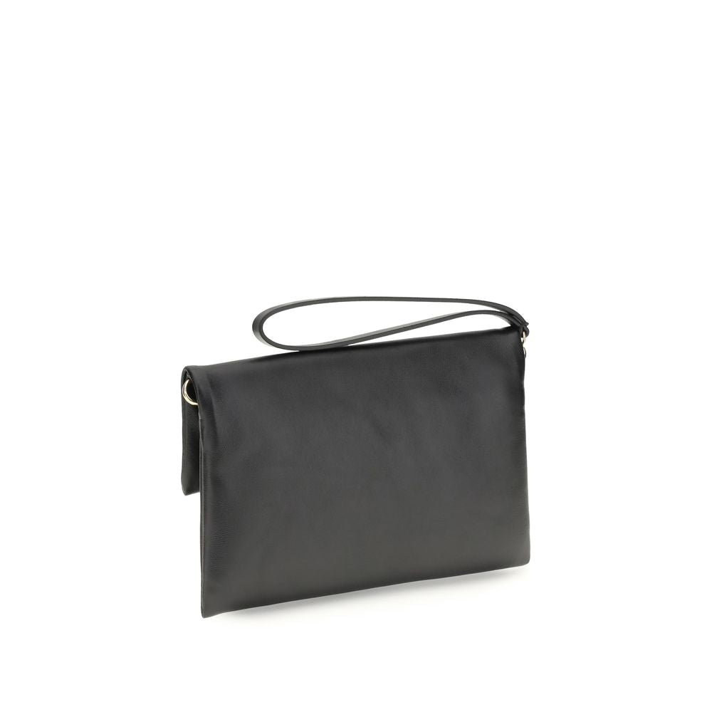 Fendi Black Leather Clutch Bag - PreLoved & Luxe