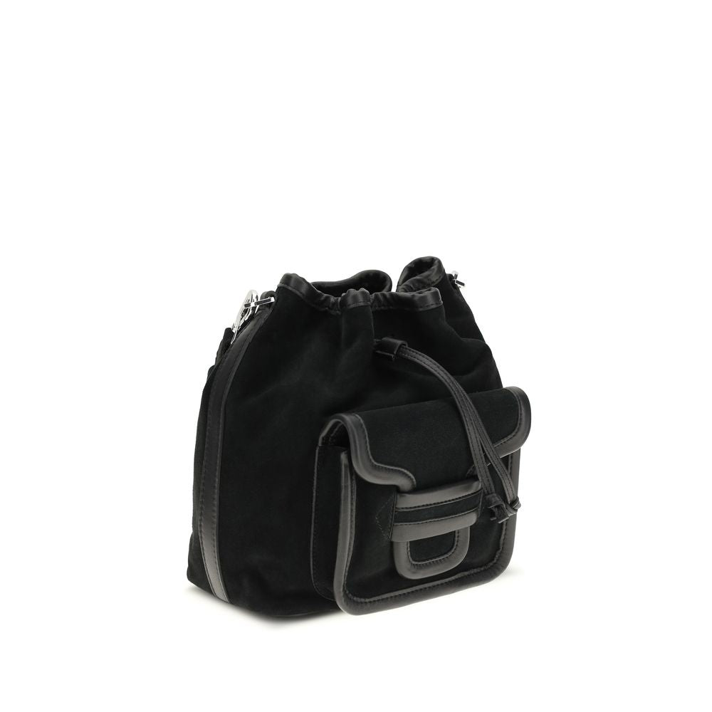 Pierre Hardy Black Leather Backet Bag