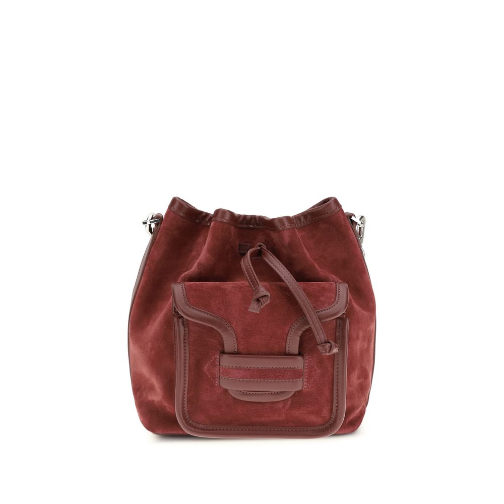 Pierre Hardy Bordeaux Leather Backet Bag