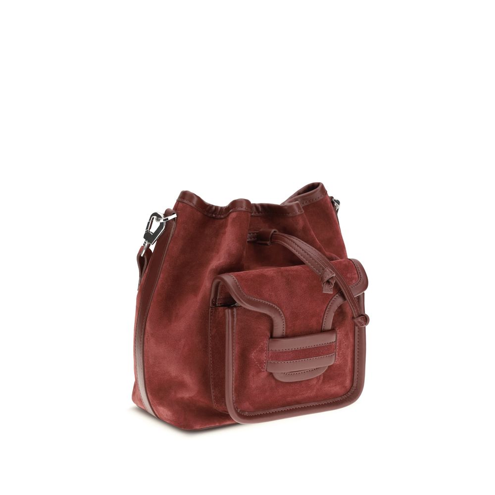 Pierre Hardy Bordeaux Leather Backet Bag