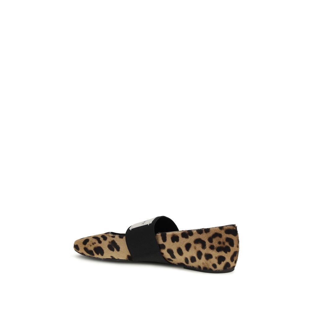 Givenchy Beige Leather Ballet Flats