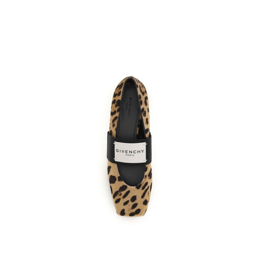 Givenchy Beige Leather Ballet Flats
