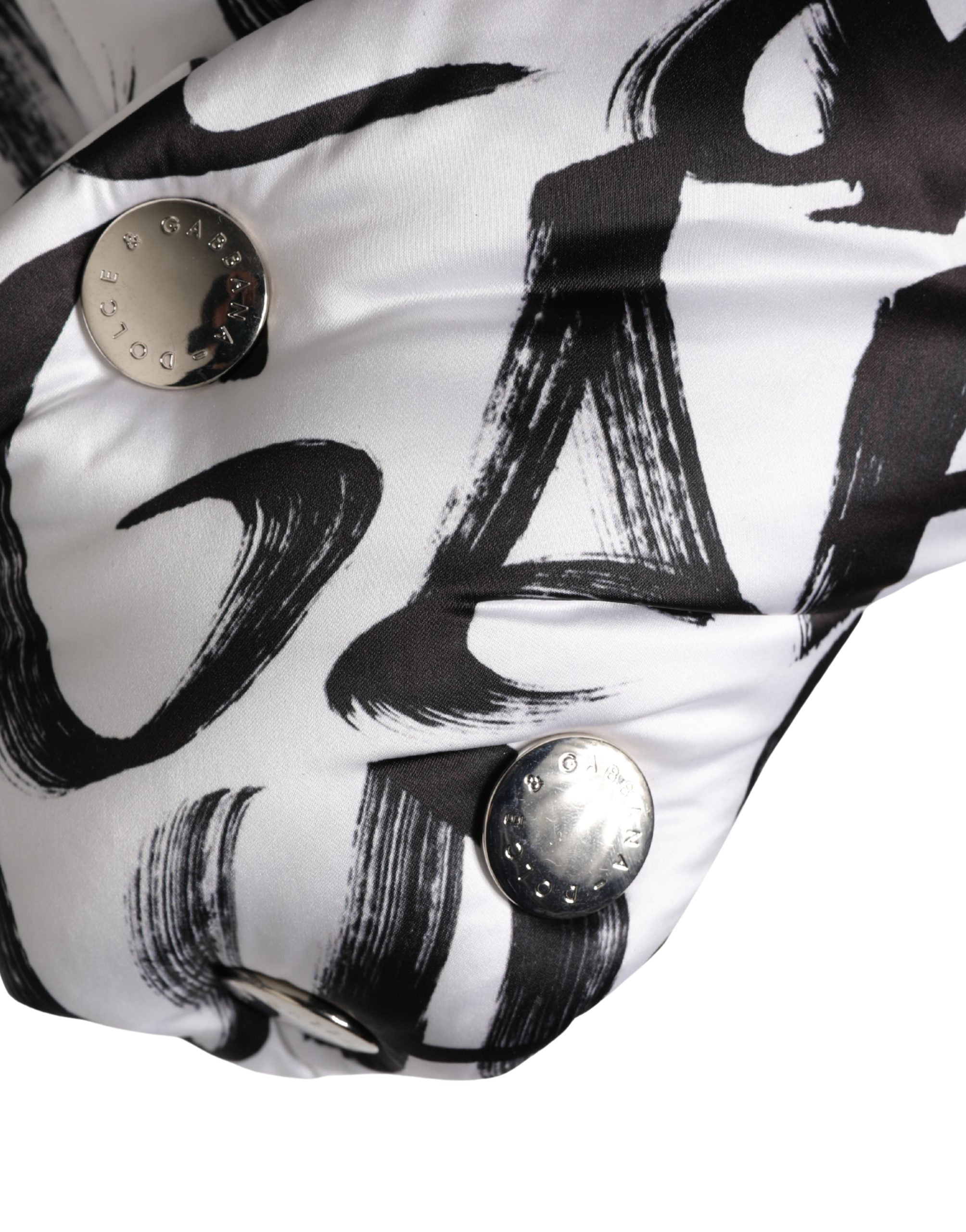 Pre-Owned Dolce & Gabbana White Logo Print Whole Head Wrap Capello Hat