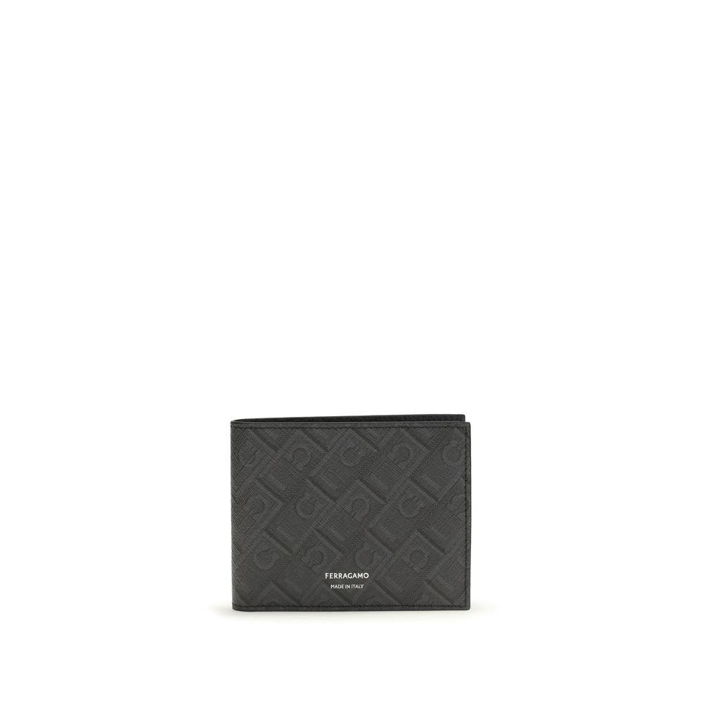 Ferragamo Black Leather Wallet
