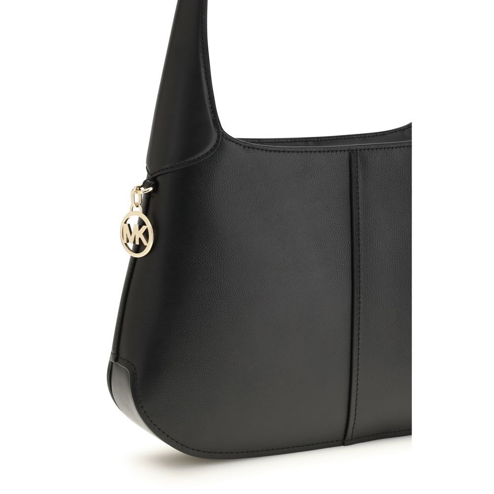 Michael Kors Black Leather Shoulder Bag