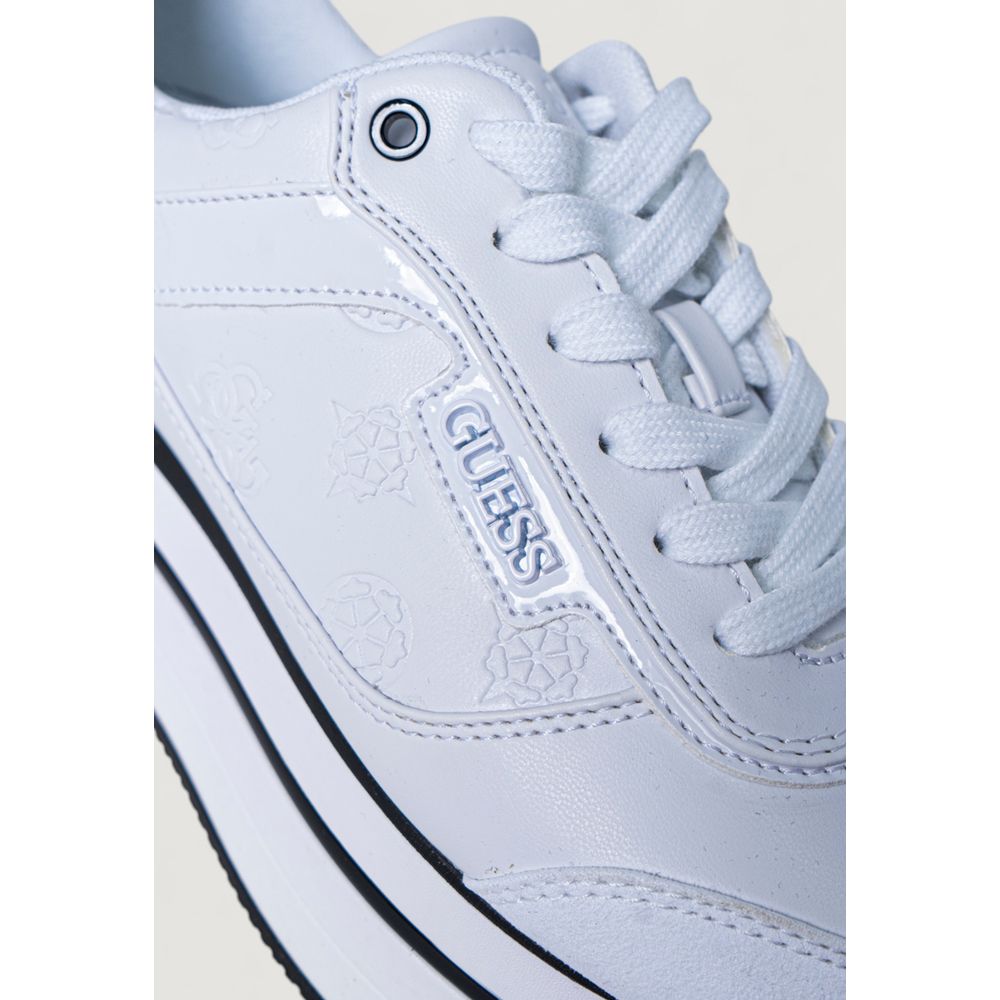 Guess White Platform Sneakers