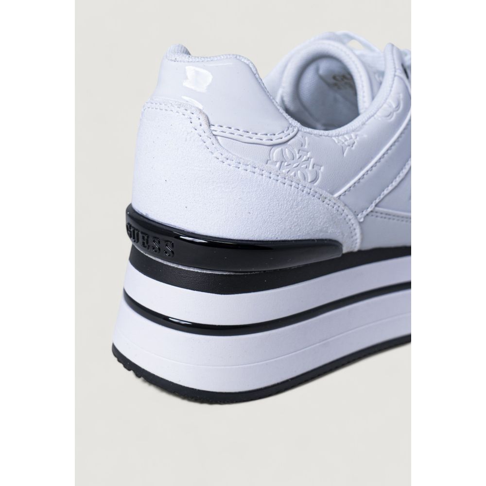 Guess White Platform Sneakers