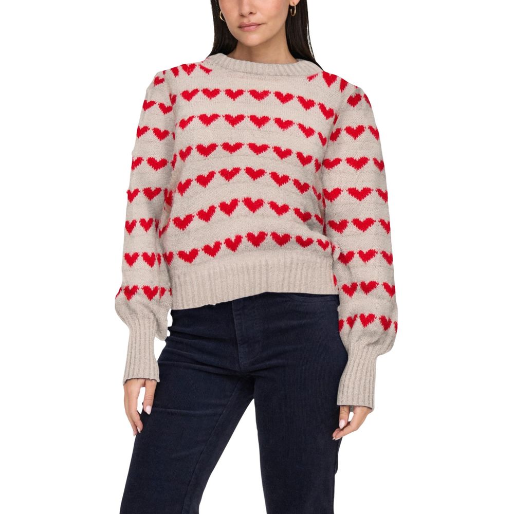 Jacqueline De Yong Beige Sweatshirt