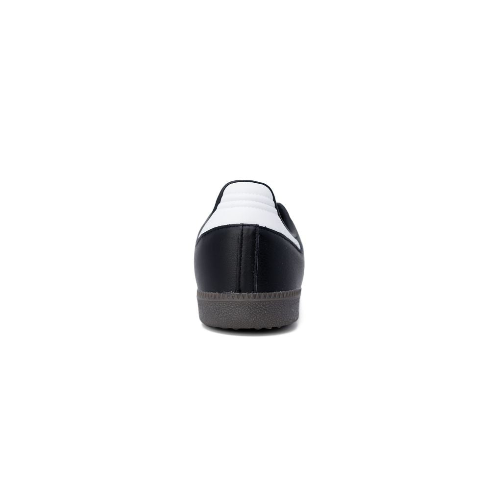 Adidas Originals Black Leather Low Top Sneakers