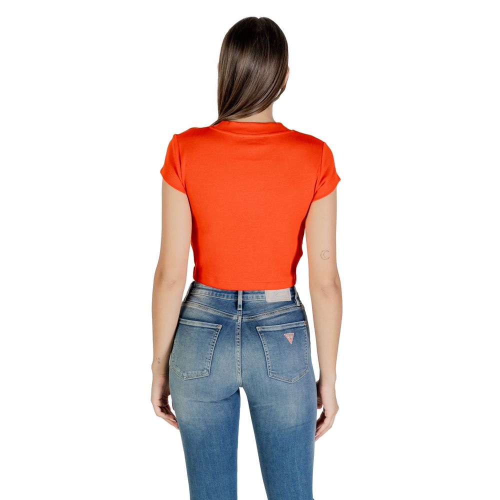 Calvin Klein Jeans Red Cotton T-Shirt