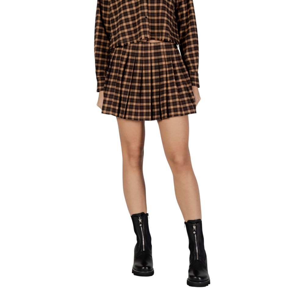 Only Brown Recycled Mini Skirt
