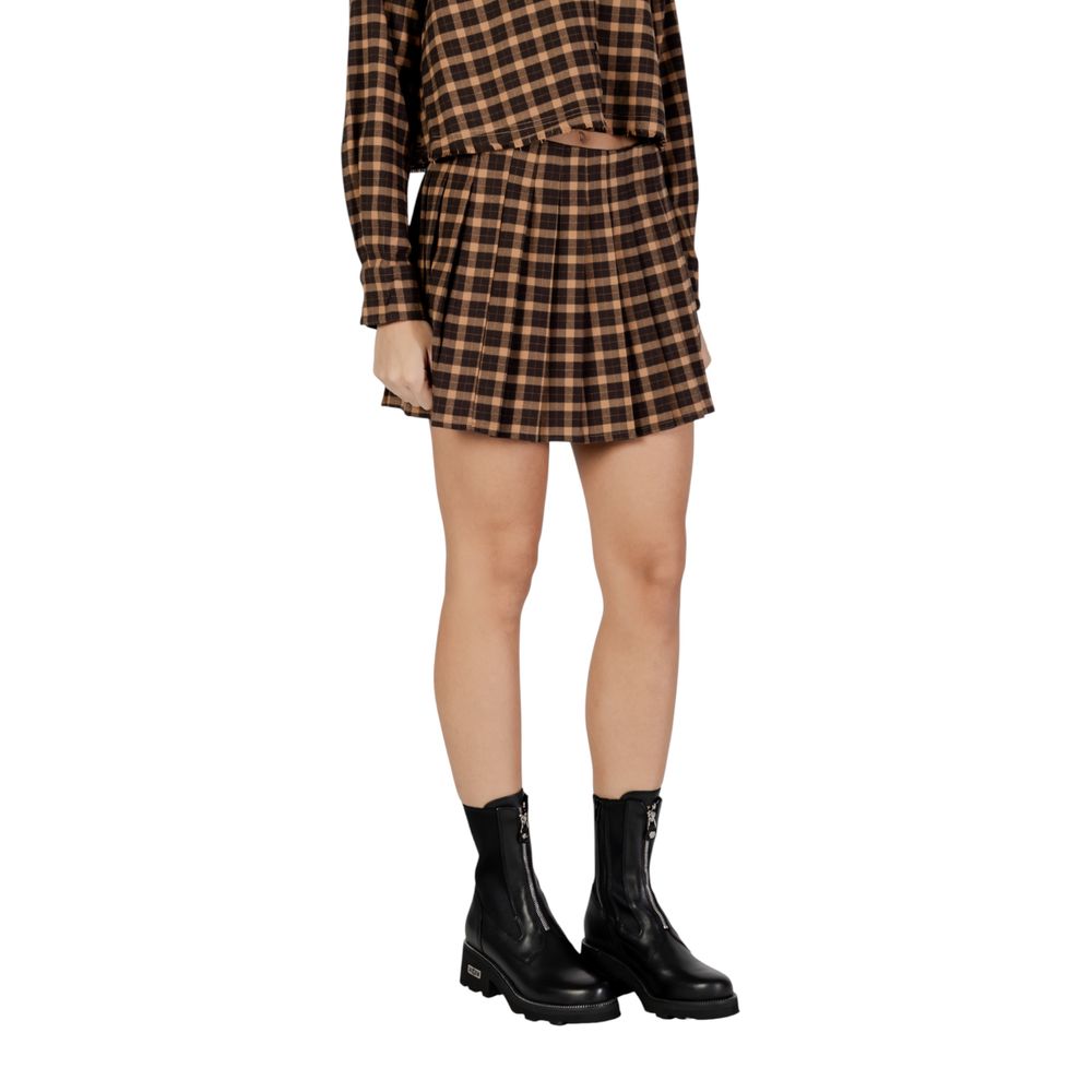 Only Brown Recycled Mini Skirt